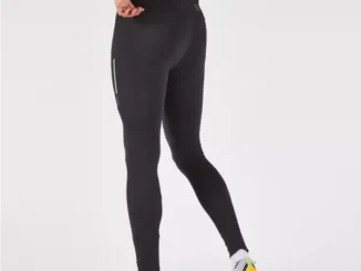 Legginsy do biegania Kiprun 500 warm z Decathlona - tył