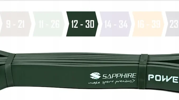 Guma oporowa Sapphire z deklarowanym oporem 30 kg